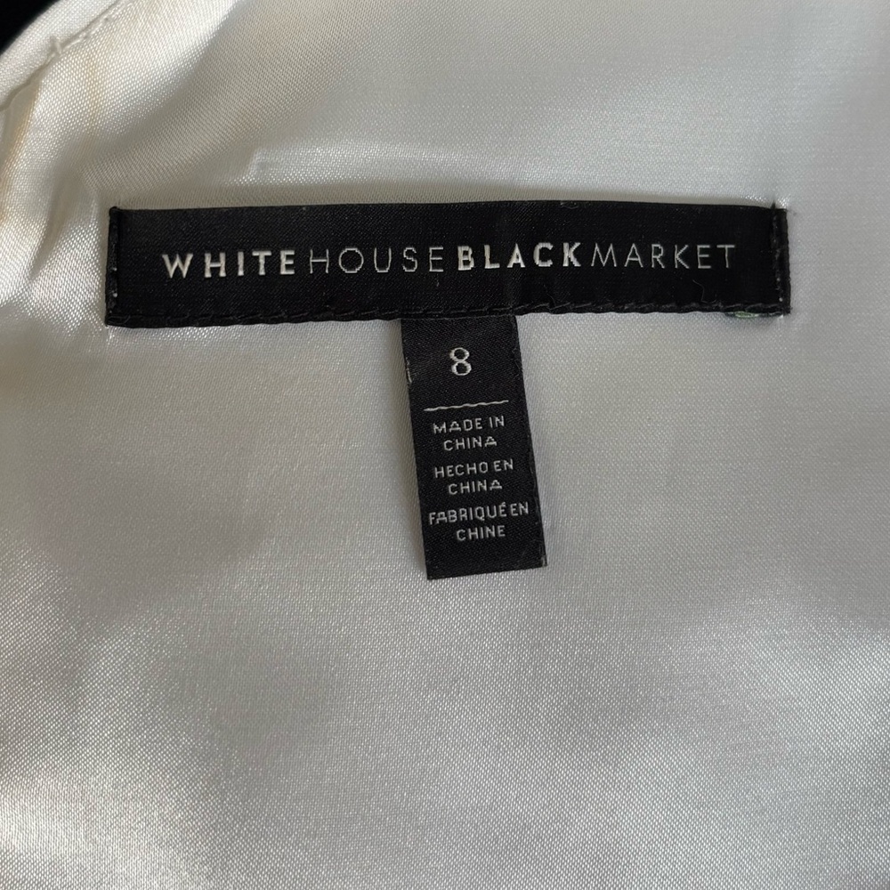 White House Black Market Women’s Floral Fit-And-Flare Dress - Picture 3 of 3